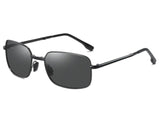 Modische, rechteckige, faltbare, polarisierte Unisex-Sonnenbrille