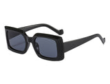 Neue quadratische polarisierte Unisex-Sonnenbrille mit breiter Krempe