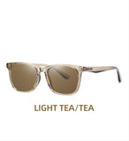 Neue quadratische Vintage polarisierte Sonnenbrille für Herren/Damen